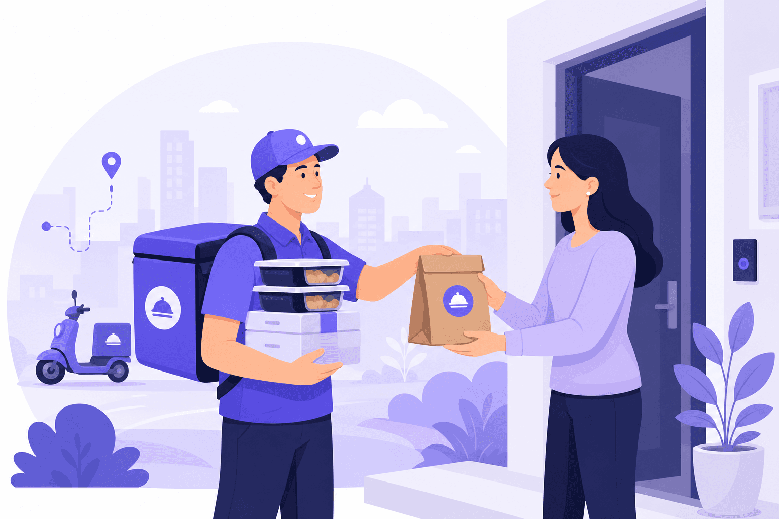 Tiffin delivery management