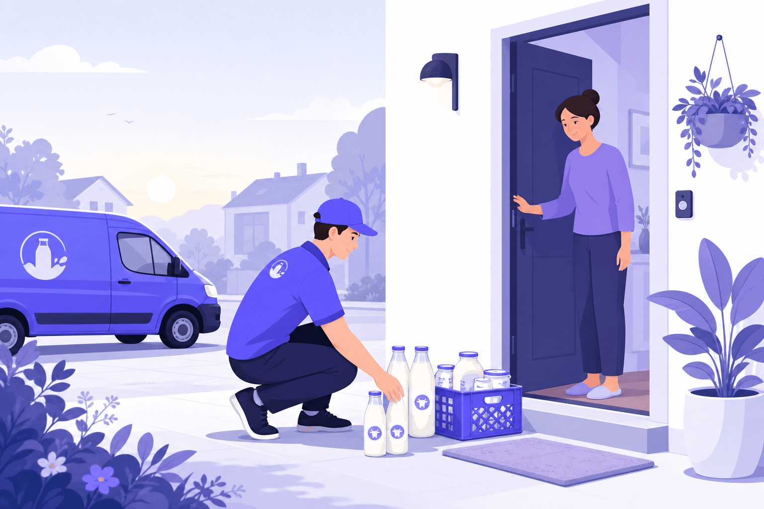 Milk delivery software